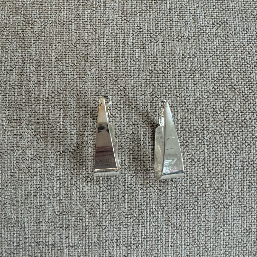Silver earrings